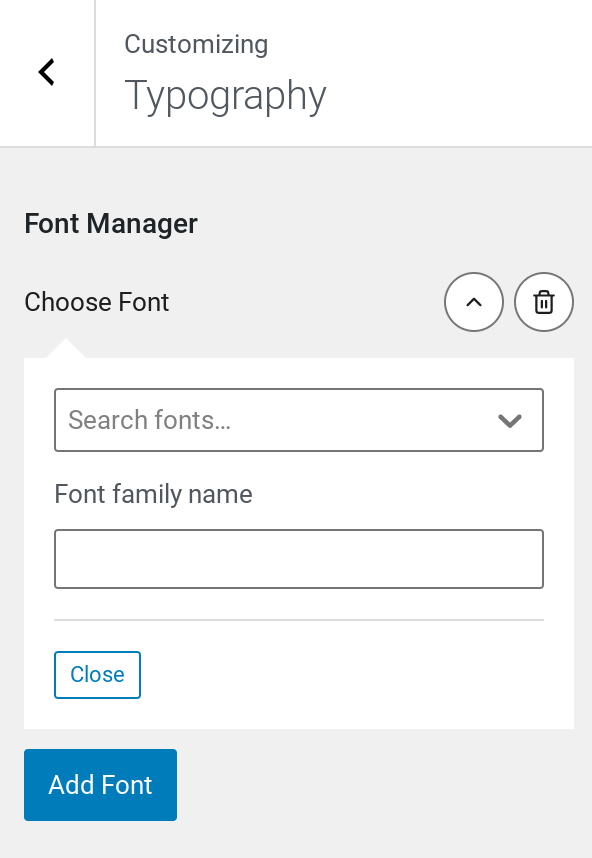 Font Manager